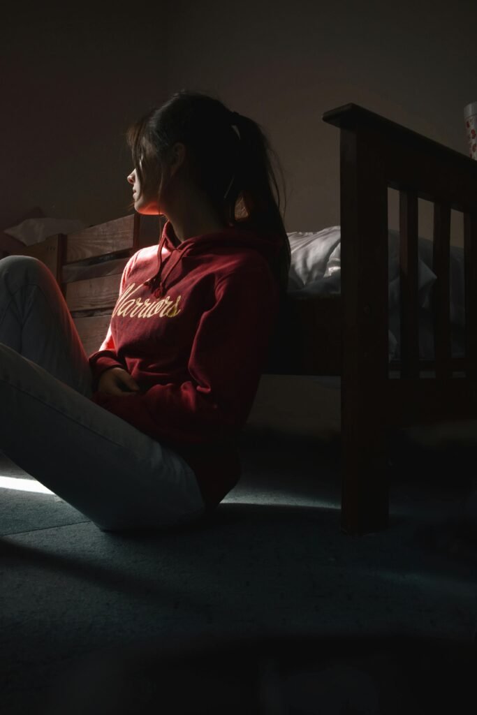femenina con sintomas de depresion